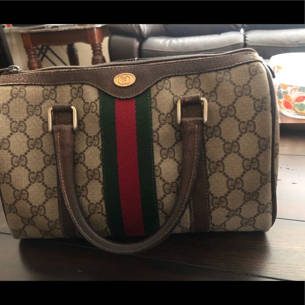 Vintage Gucci Mini Boston Doctor Bag